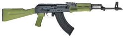 Riley Defense Inc RAK102G RAK  7.62x39mm 30+1 16.25" Black Nitride Threaded Barrel, Black Oxide Mil-Spec Receiver, Fixed Army Green Polymer, Stock OD Green Polymer Grip
