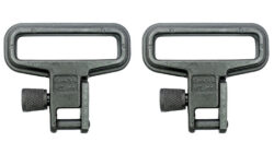 GrovTec US Inc GTSW05 Mil-Force  Swivel Set Rifle 1.25" Black Zinc Phosphate Steel
